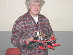 David Buckley and mechanical friend